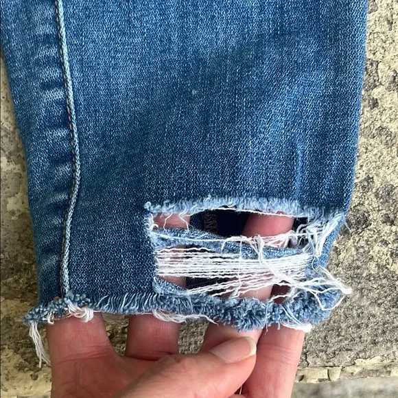 EUC American Eagle Outfitters Skinny highest rise Distressed jegging - Picture 15 of 16